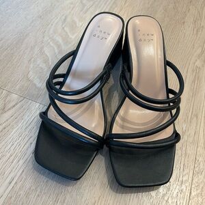Black Heels - Target A New Day Size 6